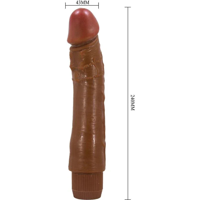 BAILE - VIBRATEUR RÉALISTE DYBBUK 24 CM MULÂTRE - Incandessens