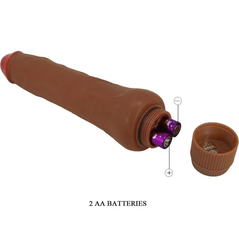 BAILE - VIBRATEUR RÉALISTE DRYADE 25 CM MULÂTRE - Incandessens