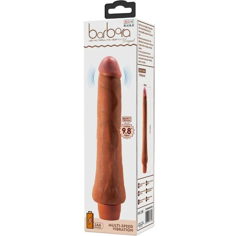BAILE - VIBRATEUR RÉALISTE DRYADE 25 CM MULÂTRE - Incandessens