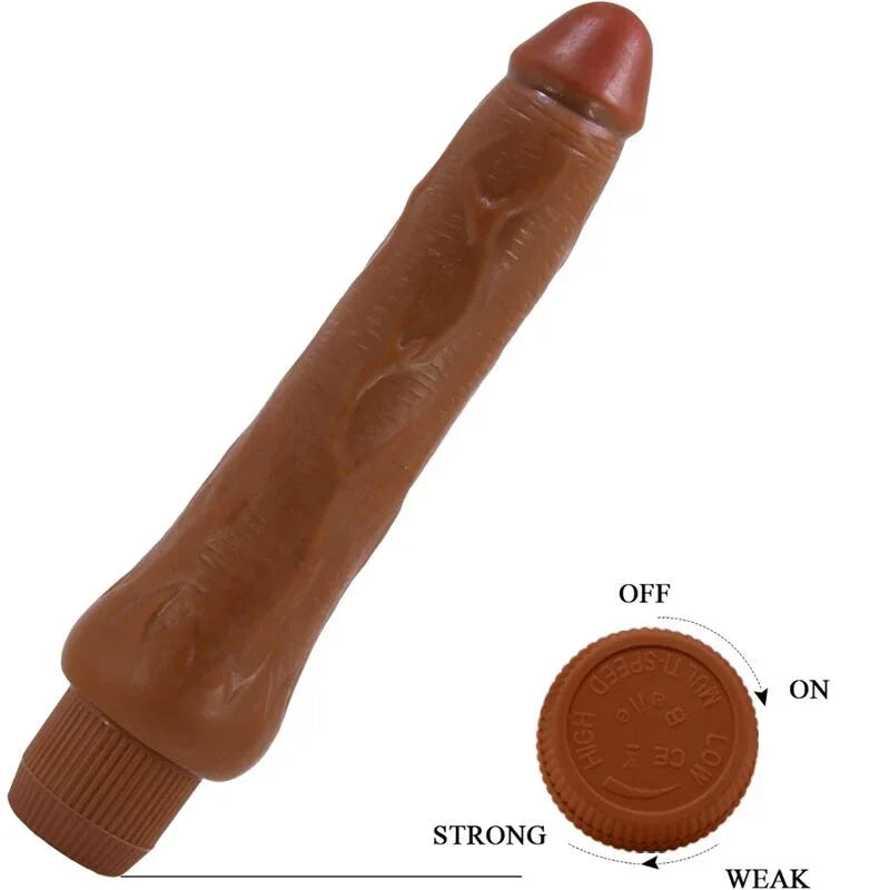 BAILE - VIBRATEUR RÉALISTE DRYADE 25 CM MULÂTRE - Incandessens