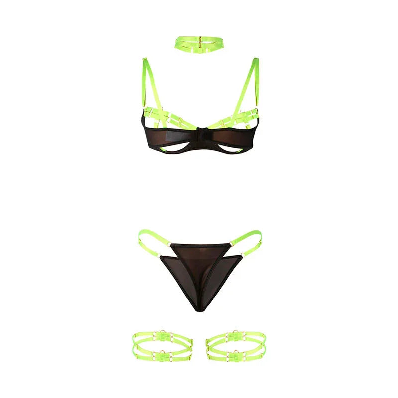 SUBBLIME - 955274 ENSEMBLE SEXY FLUO S/M - Incandessens