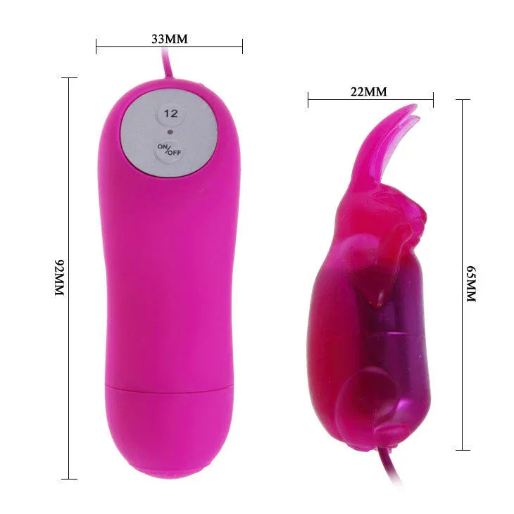 BAILE - VIBRATEUR CUTE SECRET BUNNY 12 VITESSES - Incandessens