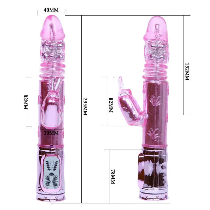 BAILE - ROTATEUR RAMPANT ROSE THROBBING BUNNY - Incandessens