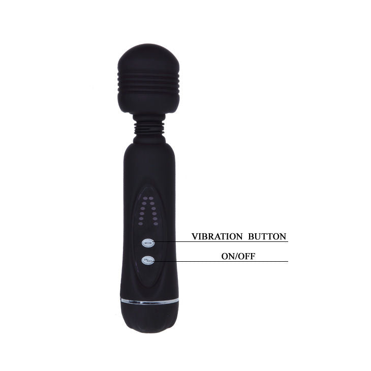 PRETTY LOVE - MASSEUR MAGIQUE VIBRANT 12 MODES 3 TÊTES INTERCHANGEABLES SILICONE MÉDICAL