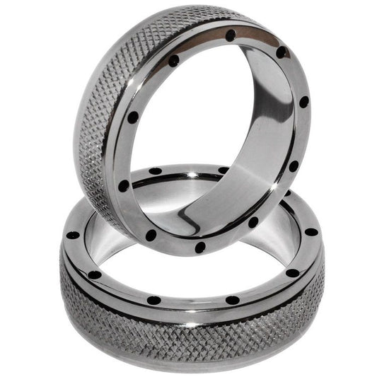 METAL HARD - ANNEAU PÉNIEN ET TESTICULES 45MM