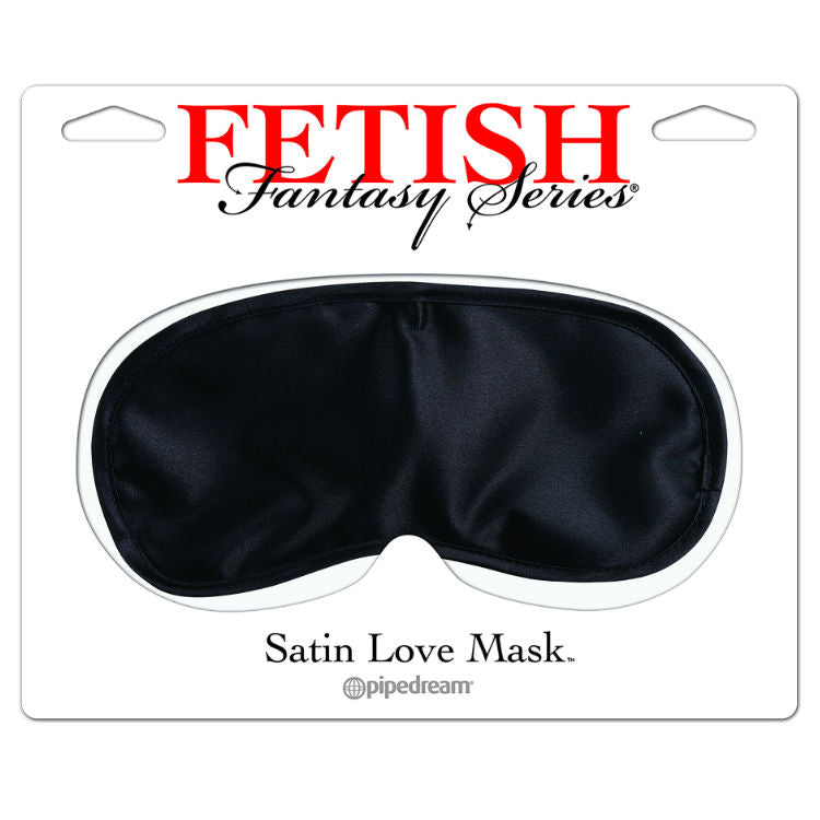FETISH FANTASY SERIES - MASQUE OCCULTANT EN SATIN NOIR