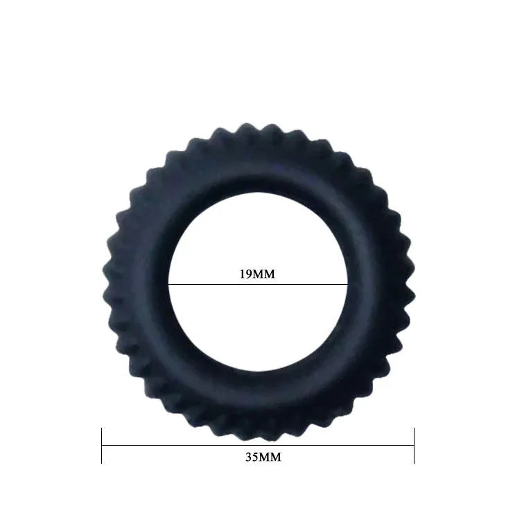 BAILE - COCKRING TITAN NOIR 1.9 CM - Incandessens