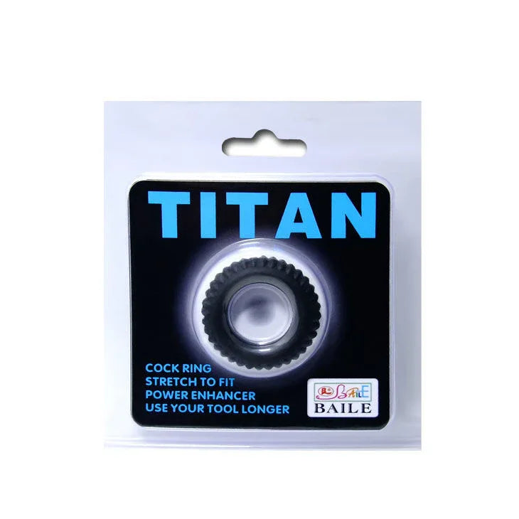 BAILE - COCKRING TITAN NOIR 1.9 CM - Incandessens