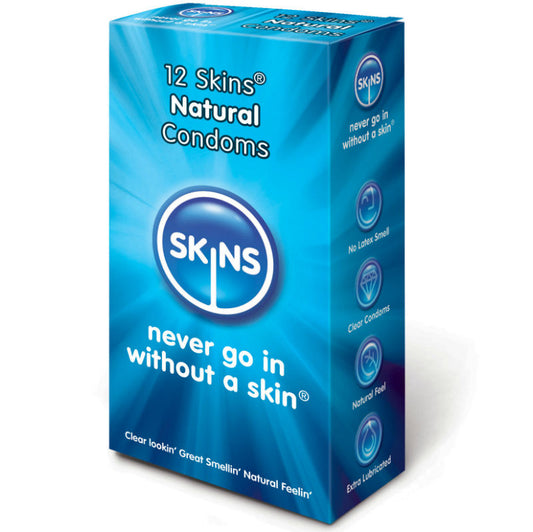 SKINS - PRÉSERVATIFS NATUREL PACK 12