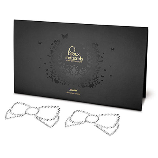 BIJOUX - CACHE TETONS MIMI BOW ARGENT