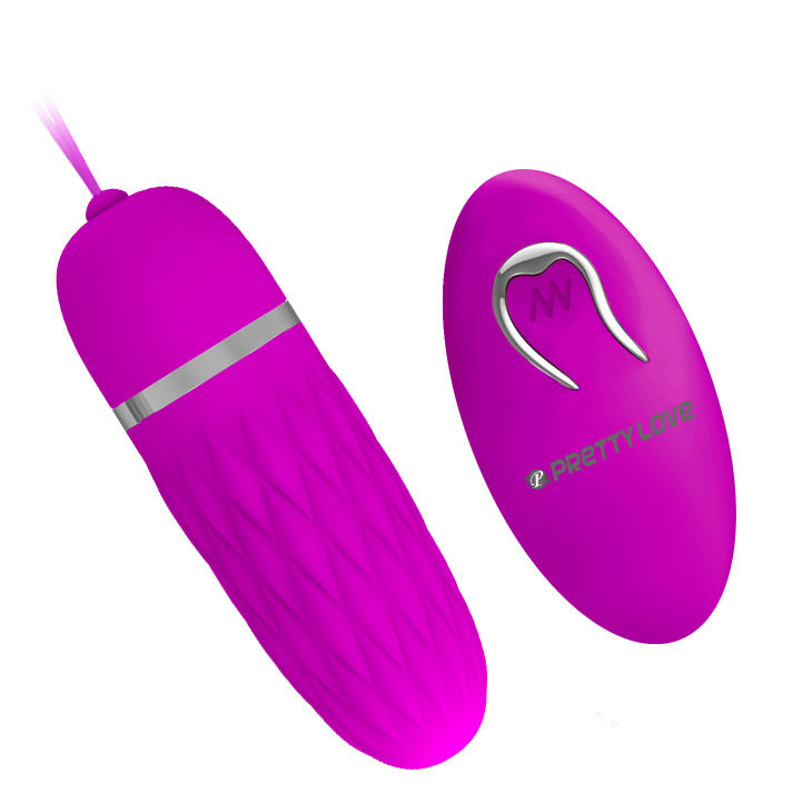 PRETTY LOVE - OEUF VIBRANT DAWN SILICONE 12 MODES TÉLÉCOMMANDE LILAS