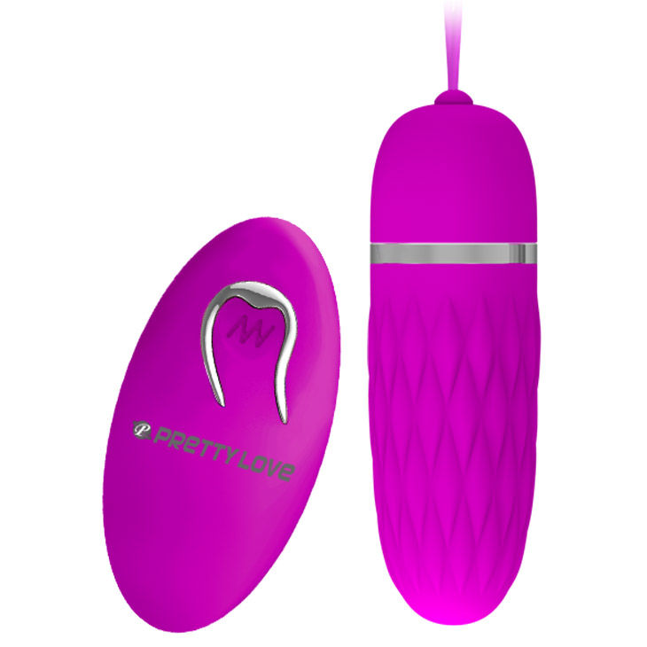 PRETTY LOVE - OEUF VIBRANT DAWN SILICONE 12 MODES TÉLÉCOMMANDE LILAS