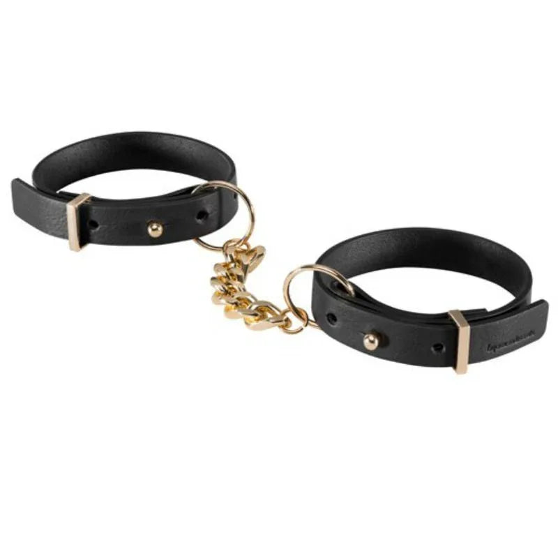 BIJOUX - INDISCRETS MAZE MENOTTES BRACELETS NOIR - Incandessens