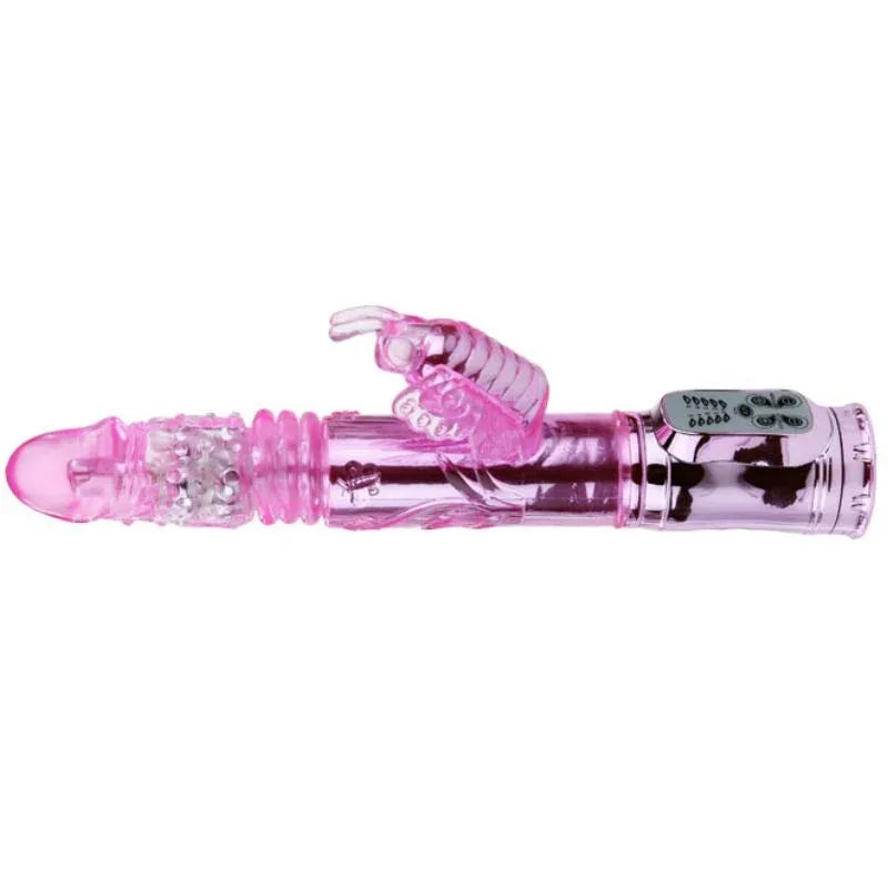BAILE - VIBRATEUR RECHARGEABLE AVEC STIMULATEUR DE PAPILLON ROTATION ET THROBBING - Incandessens