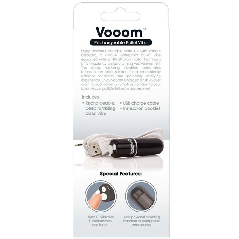 SCREAMING O - MINI VIBRO RECHARGEABLE VOOOM NOIR