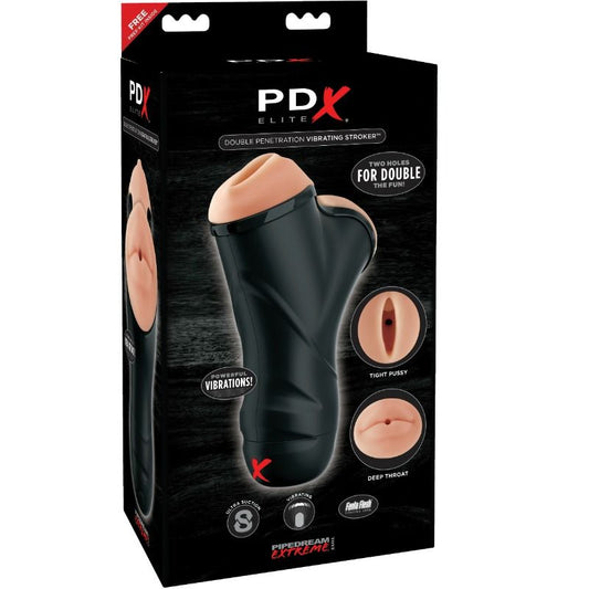 PDX ELITE - MASTURBATEUR DOUBLE PÉNÉTRATION