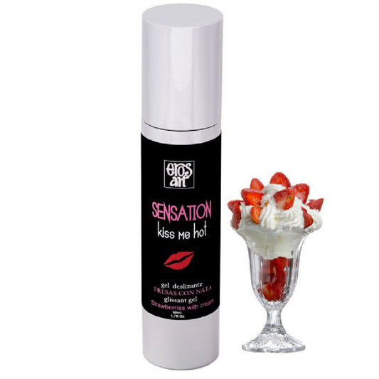 EROS-ART - SENSATION LUBRIFIANT NATUREL FRAISES  LA CRÈME 50 ML