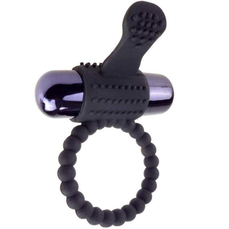 FANTASY C-RINGZ - ANNEAU VIBRANT SILICONE ET ABS VIOLET WATERPROOF