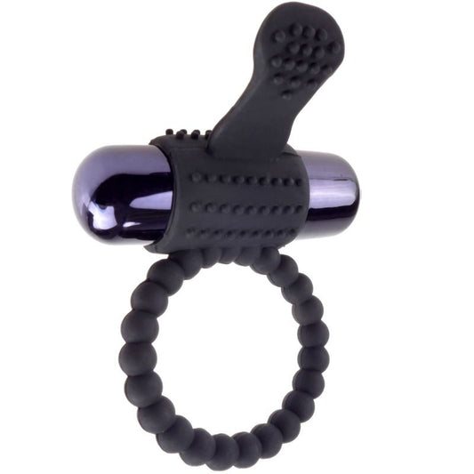 FANTASY C-RINGZ - ANNEAU VIBRANT SILICONE ET ABS VIOLET WATERPROOF