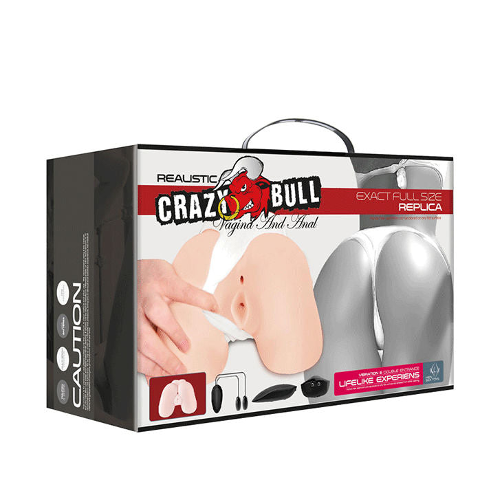 CRAZY BULL - FESSIER VAGIN ET ANUS AVEC FONCTION VIBRANTE