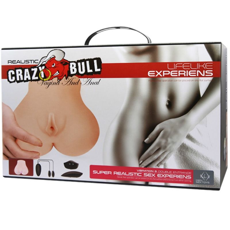 CRAZY BULL – BUSTE ULTRA RÉALISTE À DOUBLE PÉNÉTRATION AVEC VIBRATIONS