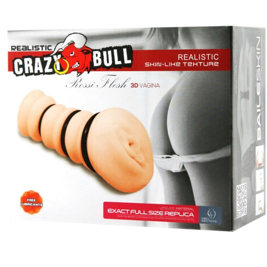 CRAZY BULL - MASTURBATEUR AVEC ANNEAUX MODÈLE VAGIN 2