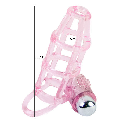 BAILE - ANNEAU PÉNIEN SILICONE SWEET 10 RYTHMES VIBRATION ROSE RECHARGEABLE