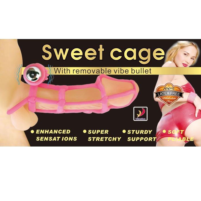 BAILE - ANNEAU PÉNIEN SILICONE SWEET 10 RYTHMES VIBRATION ROSE RECHARGEABLE