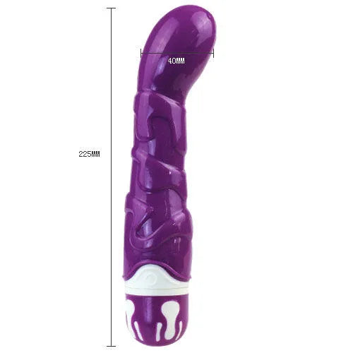 BAILE - VIBRATEUR POINT G VIOLET 10 RYTHMES SILICONE SOUPLE - Incandessens