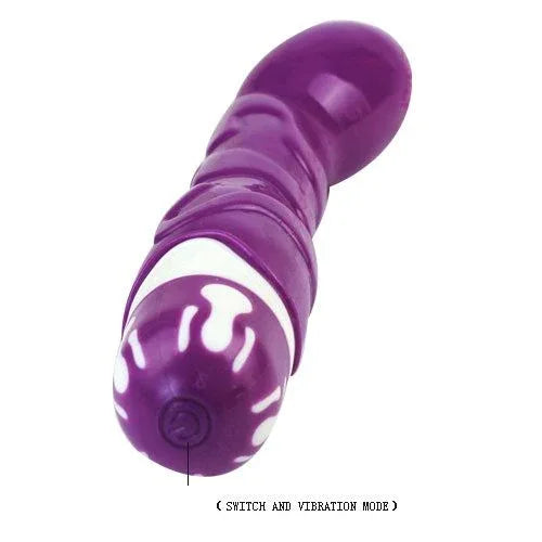 BAILE - VIBRATEUR POINT G VIOLET 10 RYTHMES SILICONE SOUPLE - Incandessens