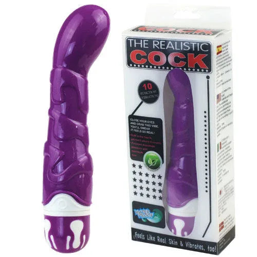 BAILE - VIBRATEUR POINT G VIOLET 10 RYTHMES SILICONE SOUPLE - Incandessens