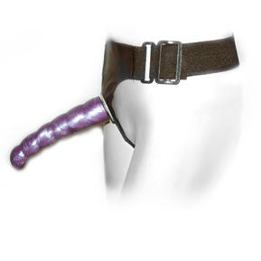 BAILE - GODE CEINTURE DOUBLE LILAS G POINT 17 CM