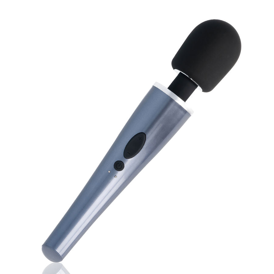 BLACK&SILVER - VIBROMASSEUR WAND DEXTER