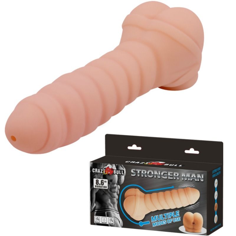 CRAZY BULL - MASTURBATEUR  MULTIFONCTIONNEL 21.8 CM