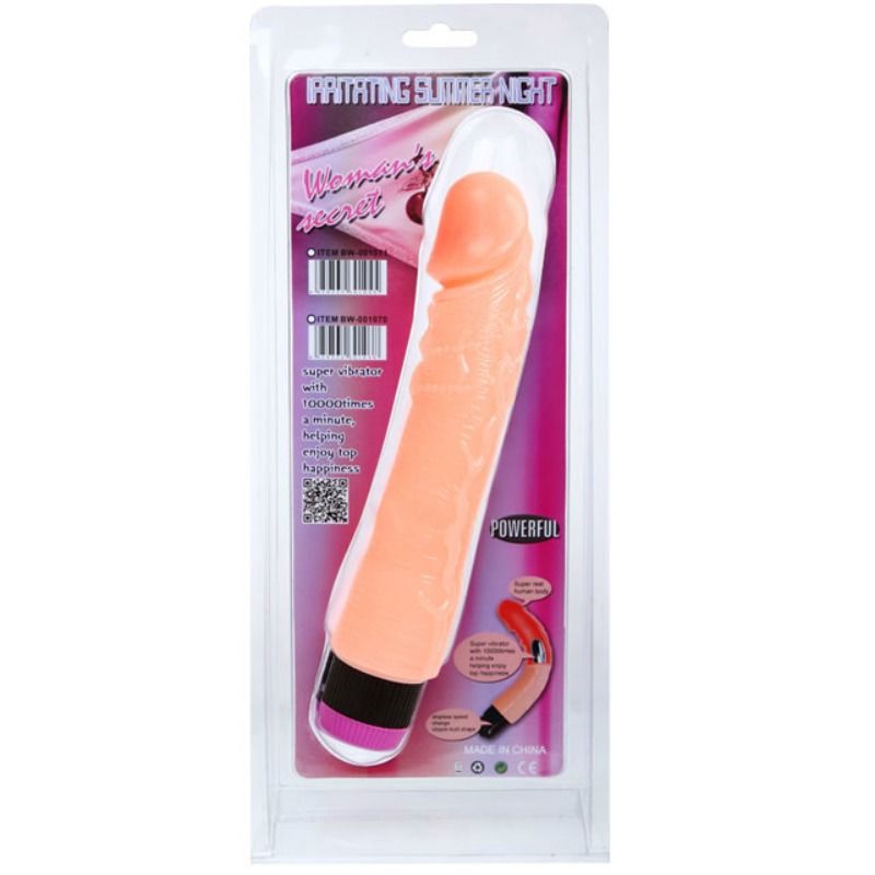 BAILE - VIBROMASSEUR RÉALISTE FLEXIBLE ÉTANCHE MULTI-VITESSES 24 CM