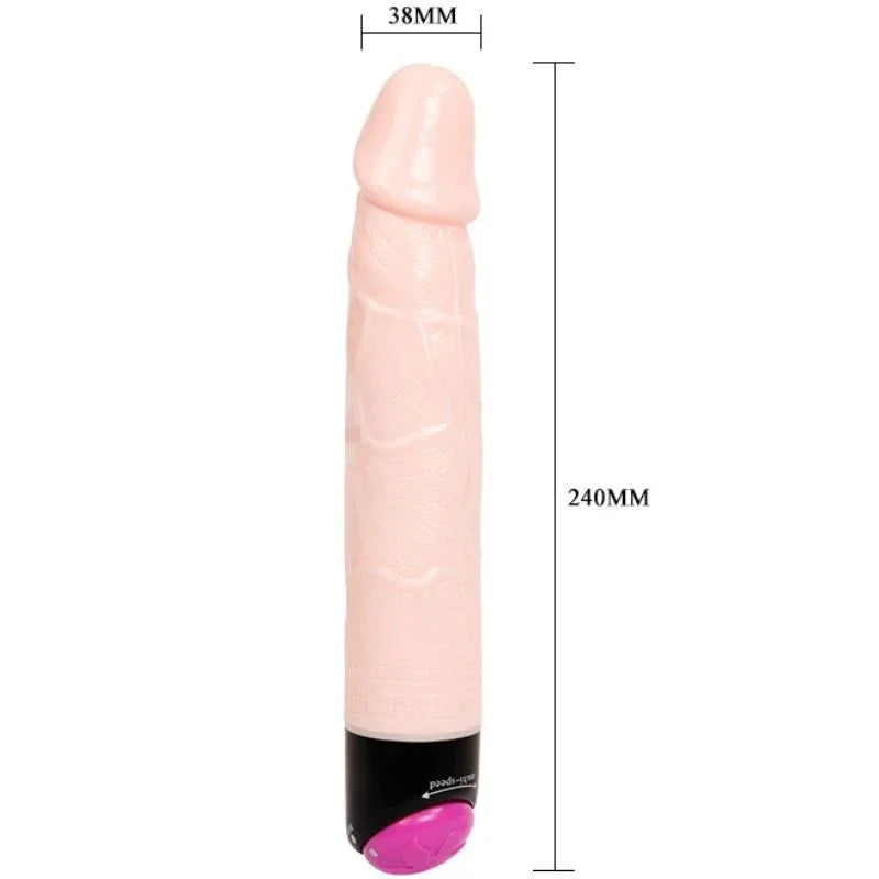 BAILE - VIBRATION ET ROTATION SEXUELLES COLORÉES 24 CM - Incandessens