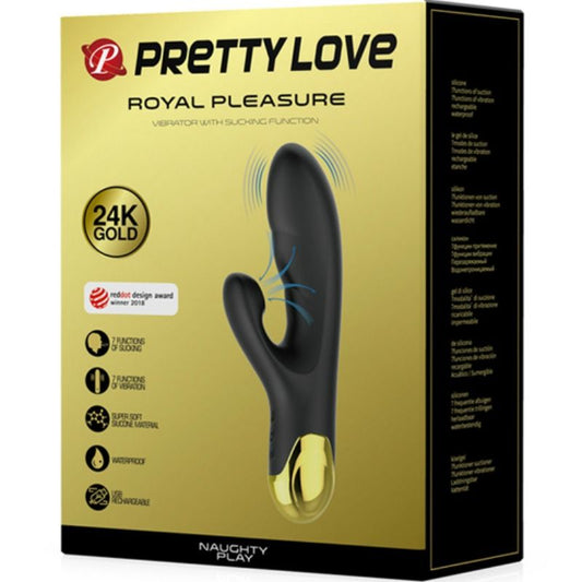 PRETTY LOVE - VIBROMASSEUR SMART NAUGHTY PLAY VIBRATION ET ASPIRATION