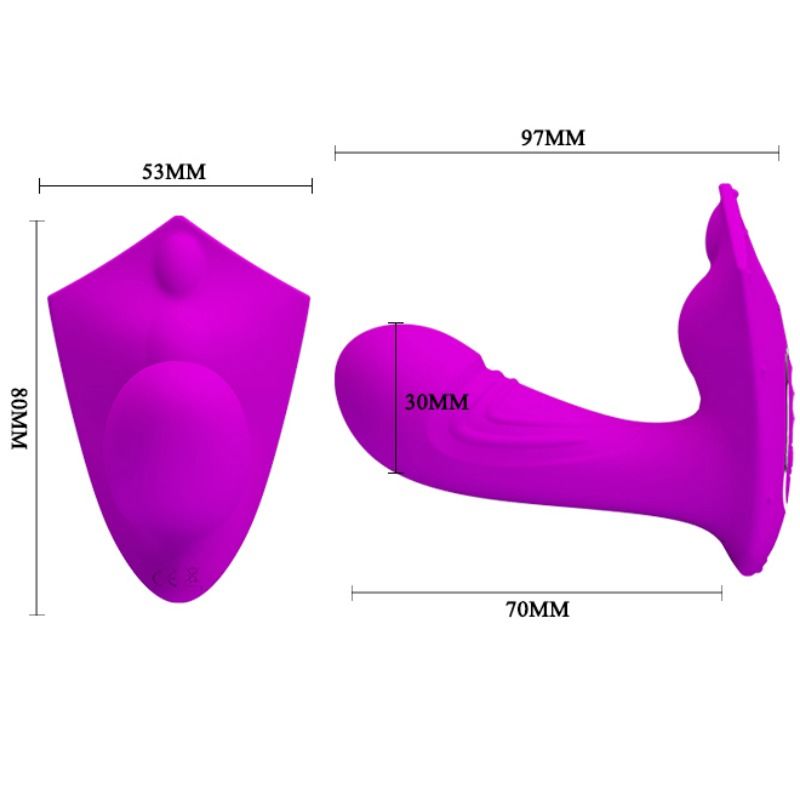 PRETTY LOVE - WILLIE STIMULATEUR DE POINT G DISCRET TÉLÉCOMMANDE