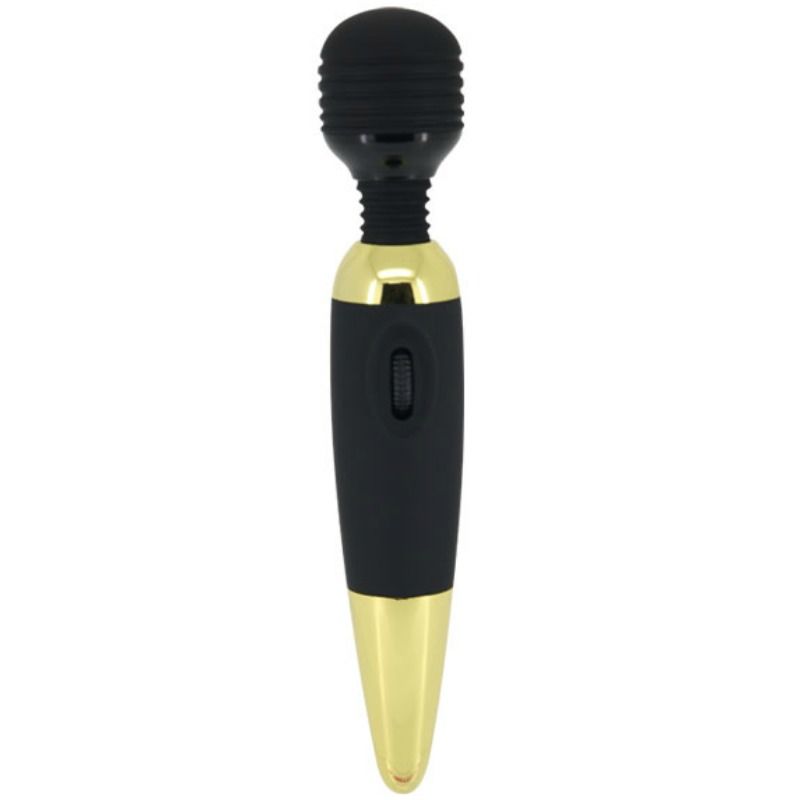 PRETTY LOVE - VIBROMASSEUR WAND NOIR ET OR