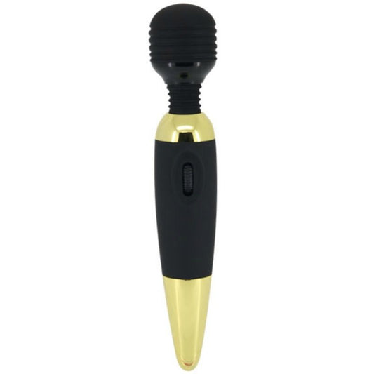 PRETTY LOVE - VIBROMASSEUR WAND NOIR ET OR