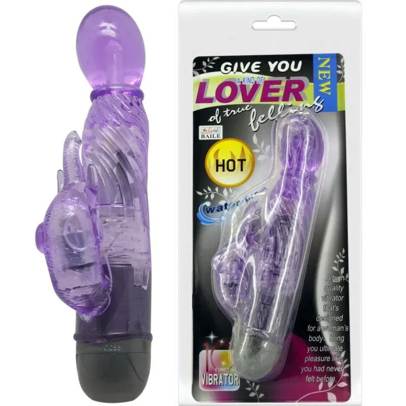 BAILE - VOUS OFFRIR UNE SORTE DE VIBRATEUR AMANT AVEC LAPIN LILAC 10 MODES - Incandessens