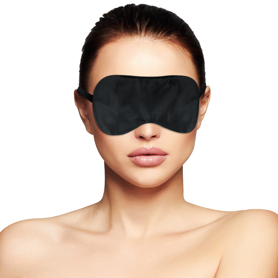 DARKNESS - MASQUE NOIR EN SATIN