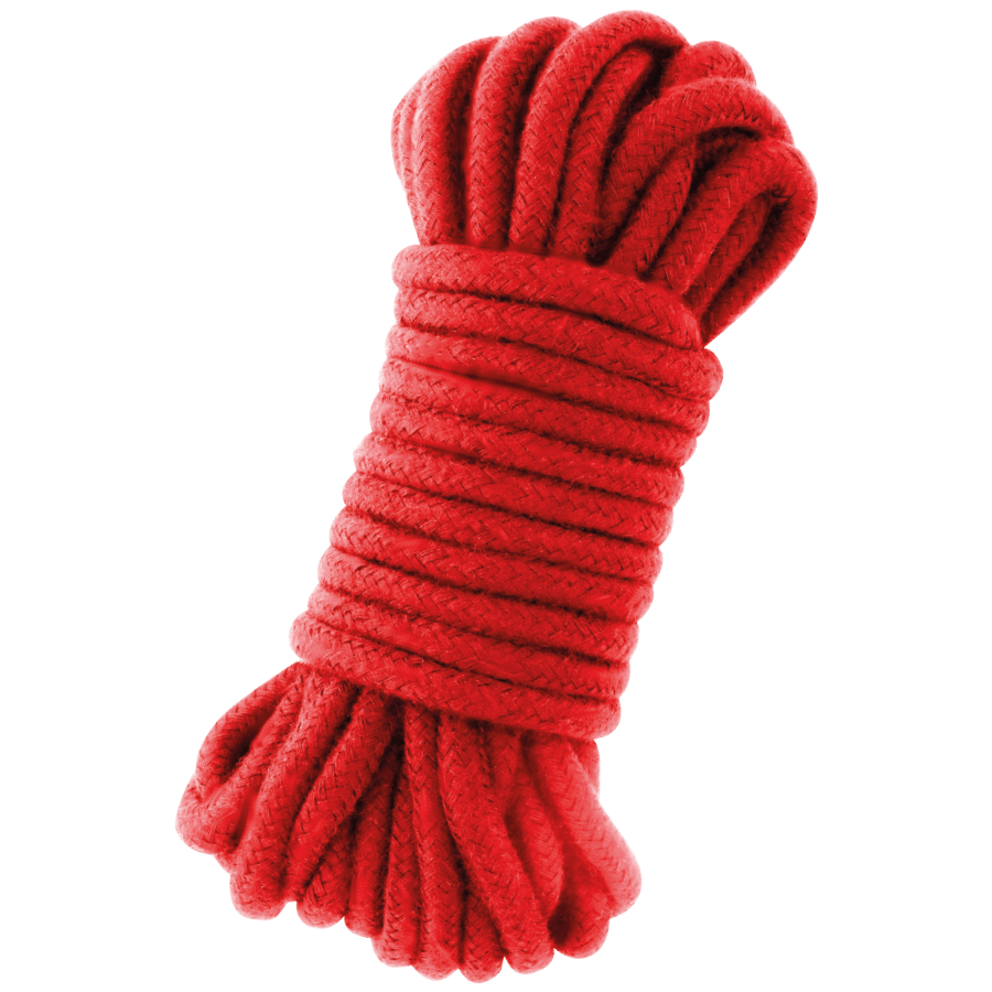 DARKNESS - CORDE JAPONAISE BONDAGE SHIBARI 5 M COTON 100% - ROUGE
