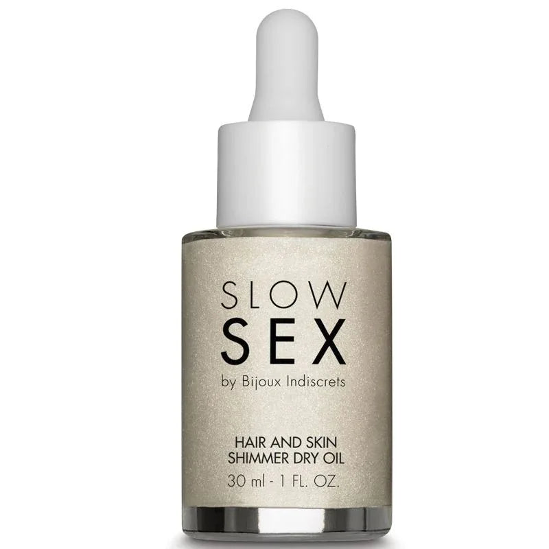 BIJOUX - SLOW SEX HUILE SÈCHE ÉCLAIRANTE MULTIFONCTION 30 ML - Incandessens