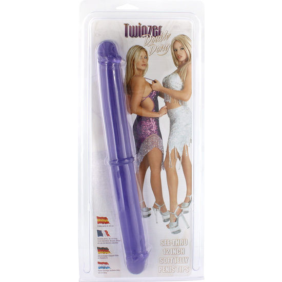 SEVEN CREATIONS - DOUBLE GODE 30 CM VIOLET
