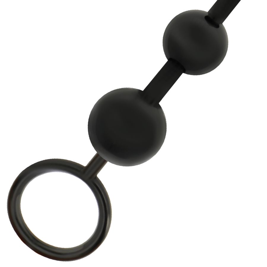 ADDICTED TOYS - PERLES ANALES 8 BOULES NOIR 29 CM DÉBUTANT PROGRESSIF