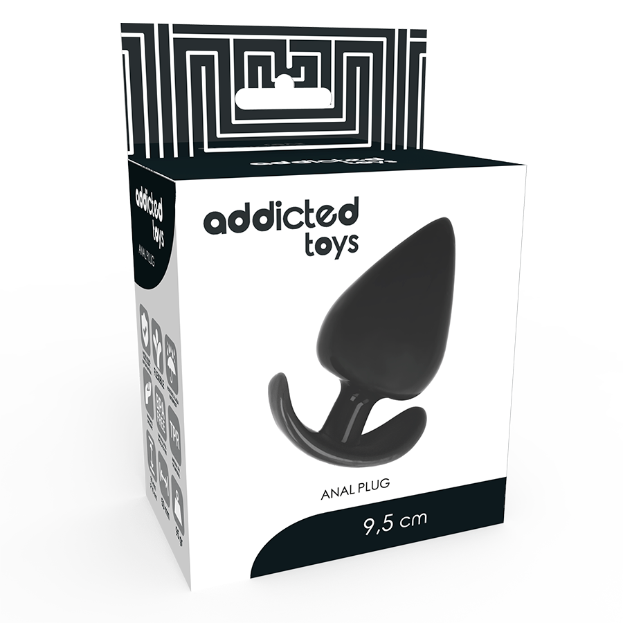 ADDICTED TOYS - PLUG ANAL TPR DOUBLE DENSITÉ 9,5 CM ÉTANCHE
