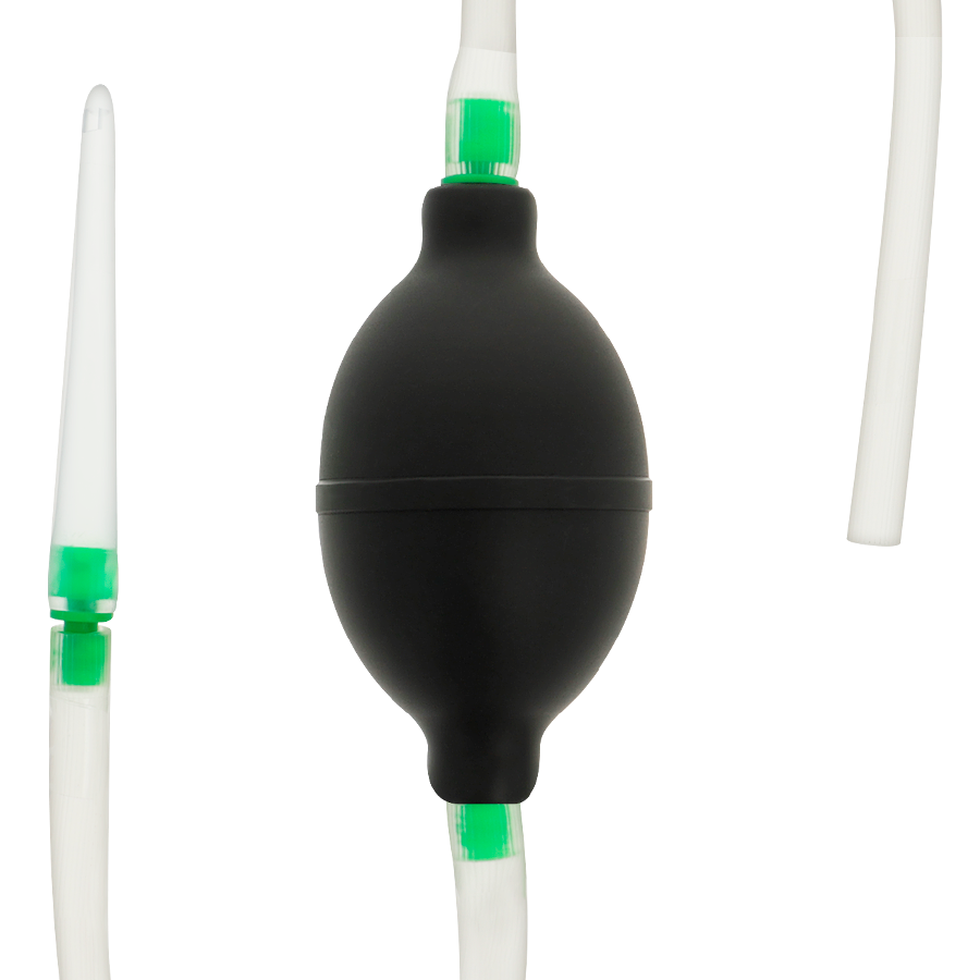 ADDICTED TOYS - POIRE DE LAVEMENT ANAL NOIR - TPE HYPOALLERGÉNIQUE