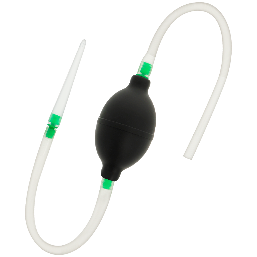 ADDICTED TOYS - POIRE DE LAVEMENT ANAL NOIR - TPE HYPOALLERGÉNIQUE