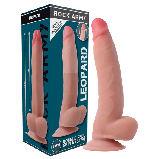 ROCKARMY - GODE DUAL DENSITY LEOPARD 23 CM -O- 4.77 CM